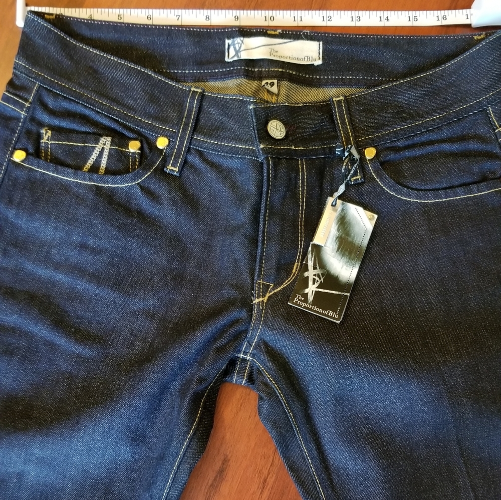 The Proportion of Blu Japanese Selvedge jeans